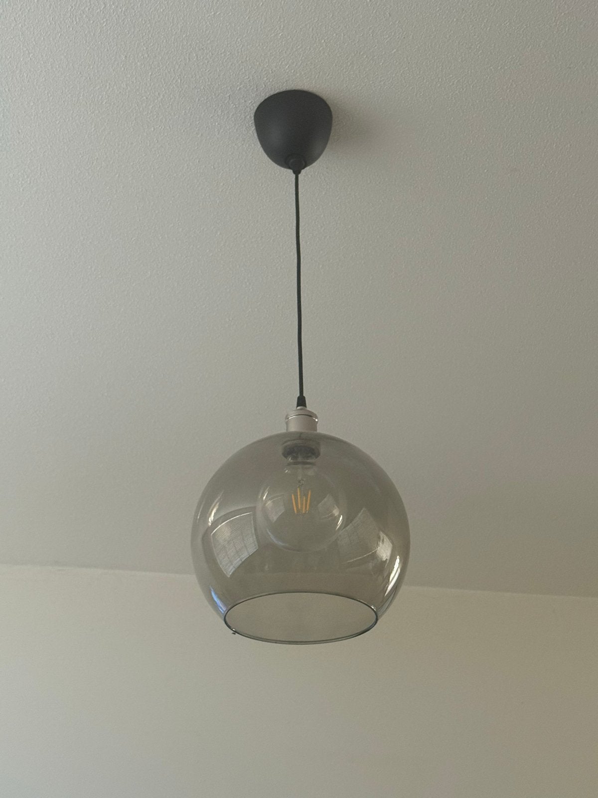 3x IKEA Jakobsbyn hanglamp helder glas, Ophalen, Zo goed als nieuw, Glas, E27 (groot)