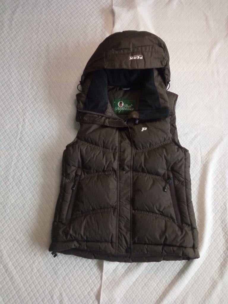 Peak Performance Bodywarmer M / Winter / ZGAN / Vintage., Maat 38/40 (M), Bruin, Verzenden, Peak Performance