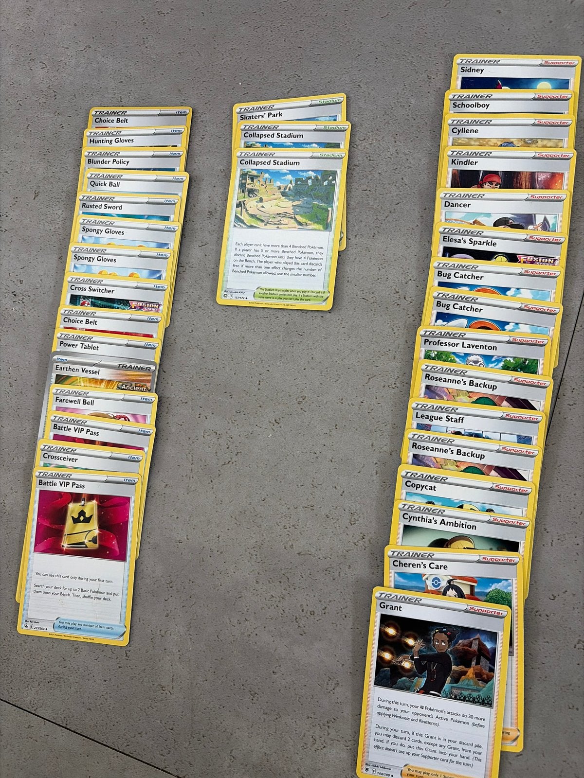 Pokémon TCG Trainer Kaarten Collectie, Ophalen, Gebruikt, Meerdere kaarten