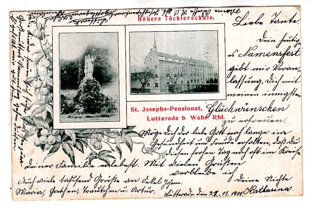 Lutterade  Geleen Litho Ansichtkaart 1900 MOOI, Verzenden, Voor 1920, Gelopen, Limburg