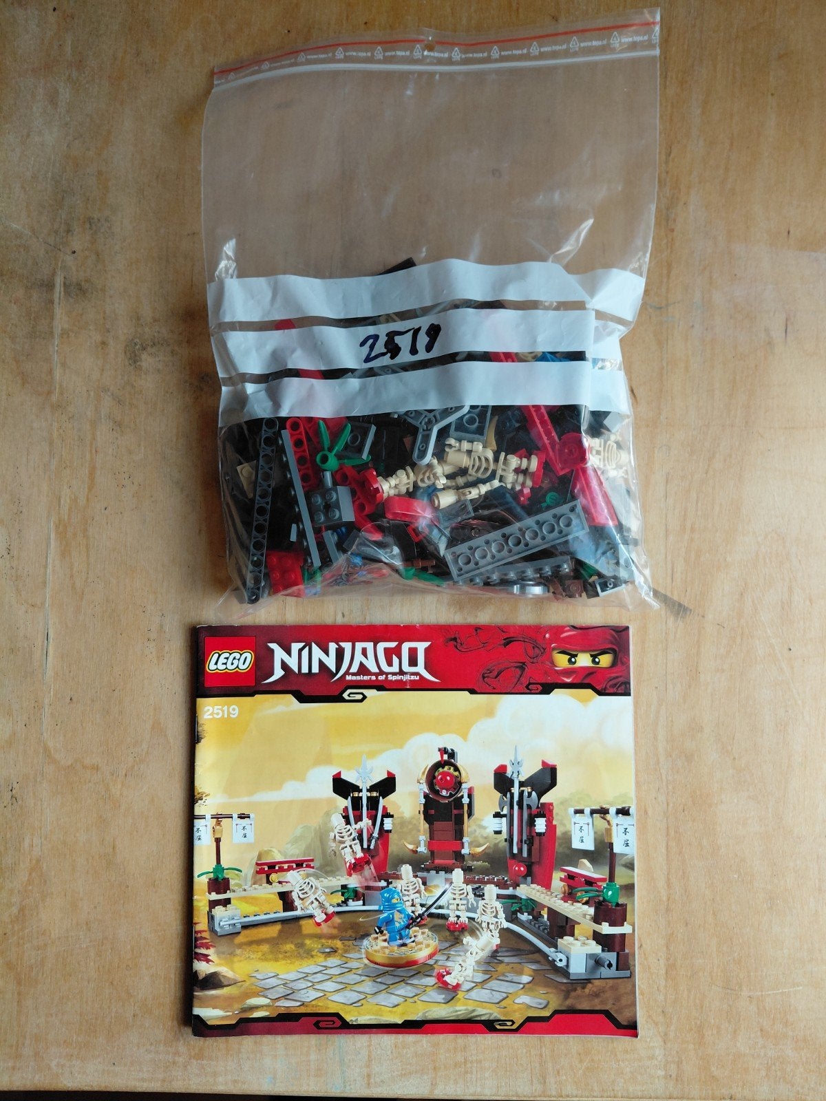Lego Ninjago - Skeleton Bowling - 2519, Compleet, Gebruikt, Lego, Ophalen of Verzenden