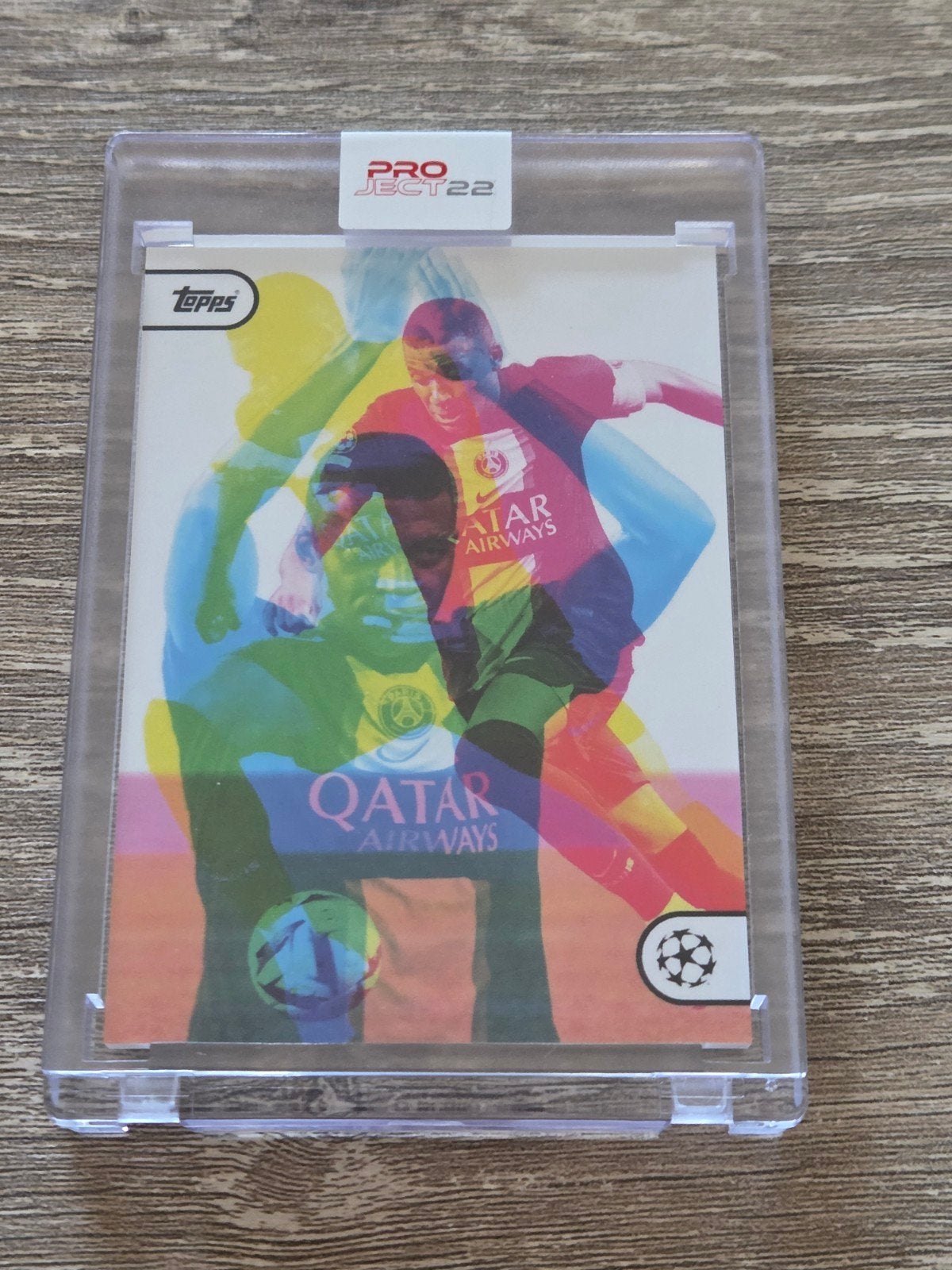 Kylian Mbappe Topps project 22 trading card PSG, Ophalen of Verzenden, Nieuw, Buitenlandse clubs, Poster, Plaatje of Sticker