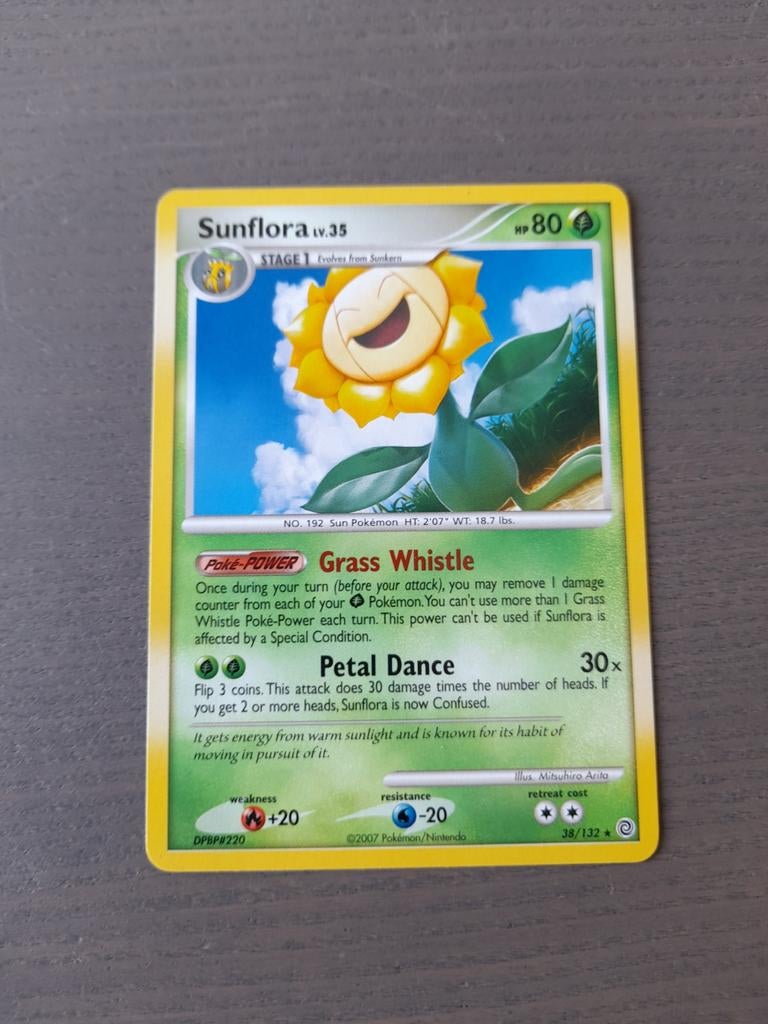 2007 secret wonders 38/132 sunflora, Ophalen of Verzenden, Gebruikt, Losse kaart
