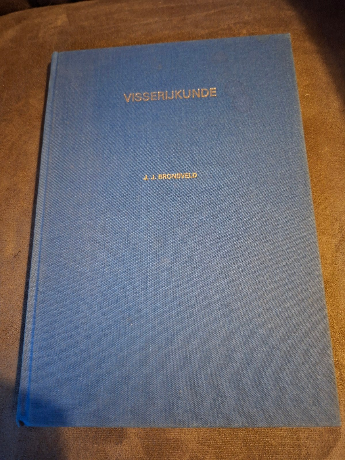 Visserijkunde - J.J. Bronsveld (door het Visserijs, Ophalen of Verzenden, Zo goed als nieuw, J. J. Bronsveld