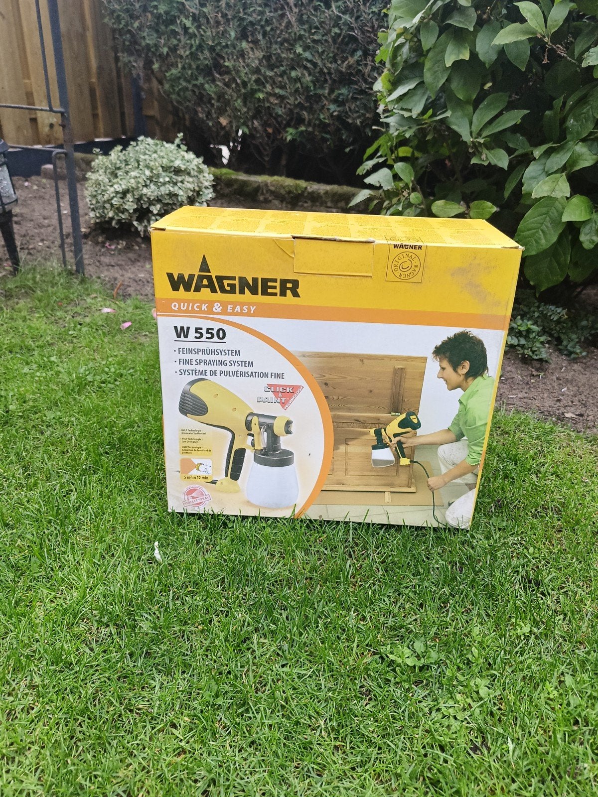 Wagner W 550 Verfspuitsysteem - Quick & Easy, Ophalen of Verzenden, Zo goed als nieuw, Verfspuit of Verfpomp
