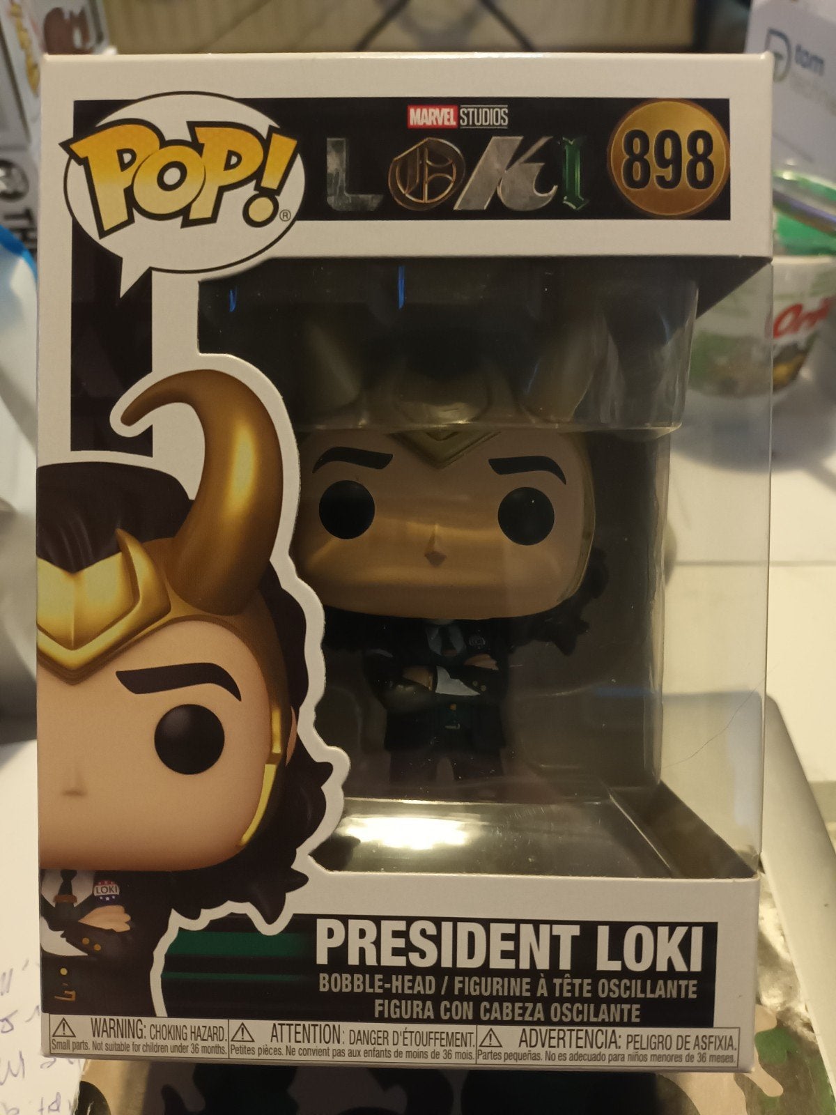 Funko Pop! Marvel Loki #898 President Loki Bobble-Head, Ophalen of Verzenden, Zo goed als nieuw