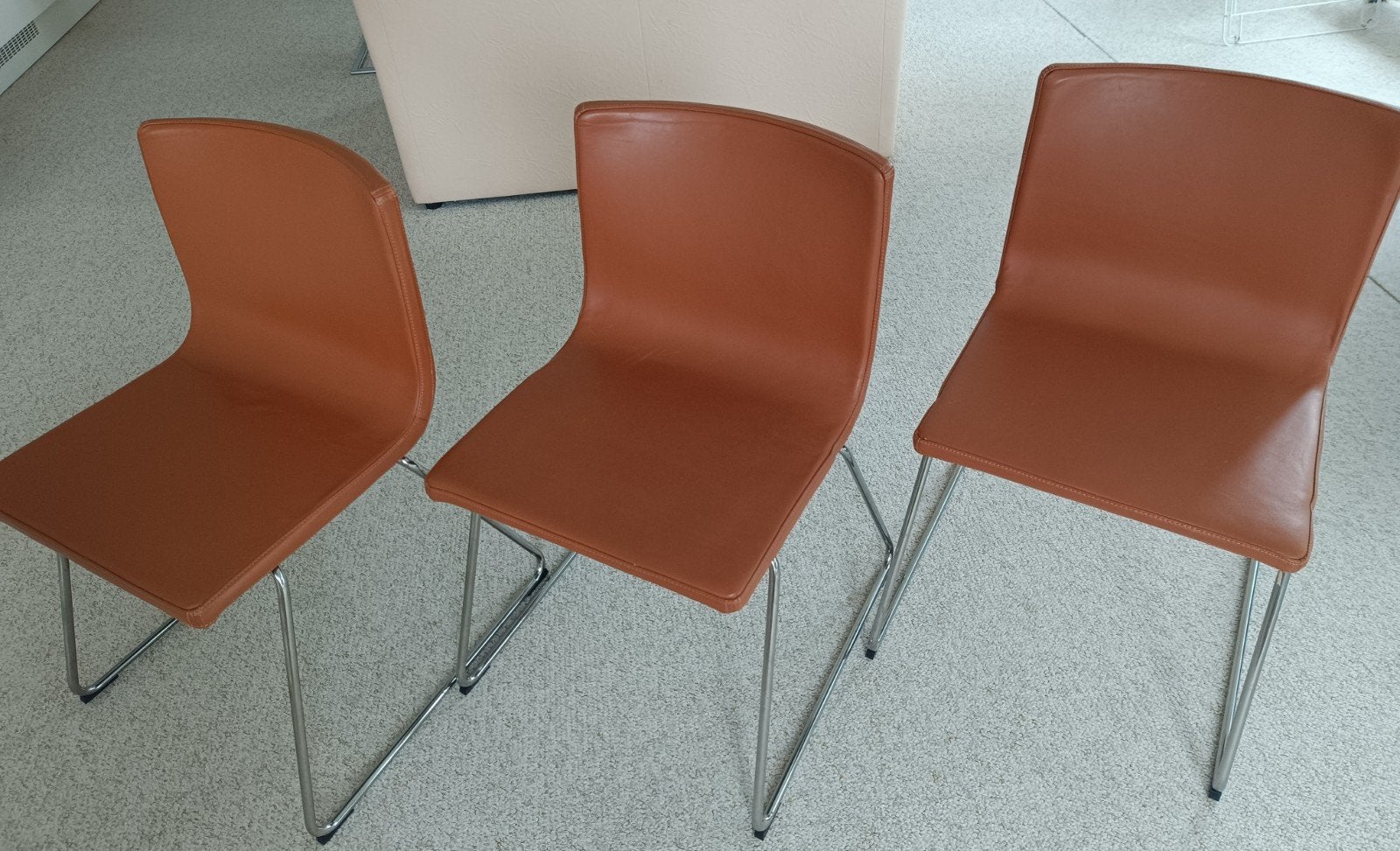 Set van 3 IKEA stoelen, Ophalen, Zo goed als nieuw, Bruin, Drie