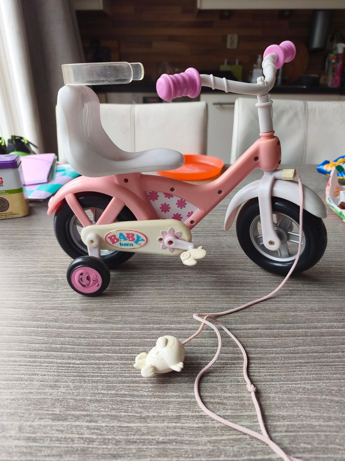 Baby Born poppenfiets met zijwieltjes, Ophalen, Babypop