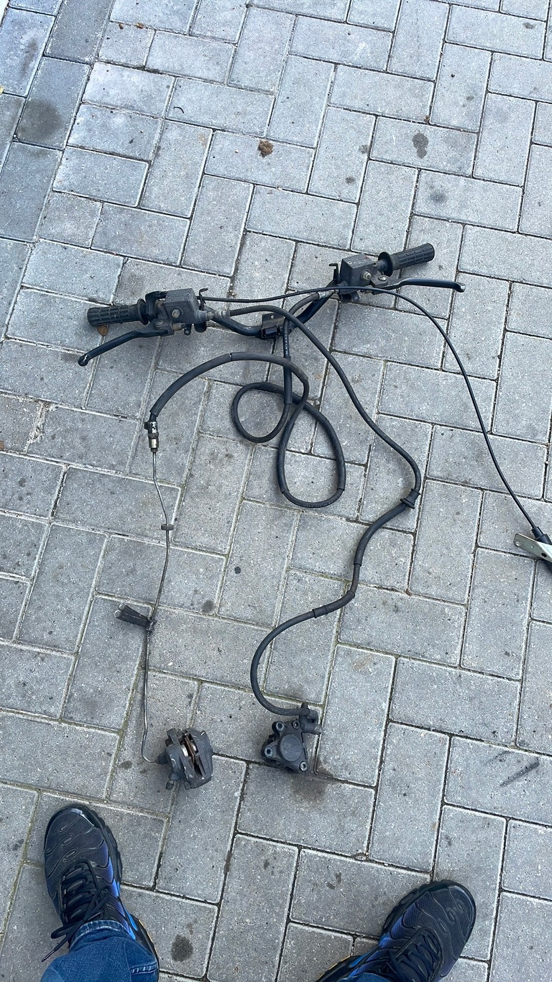 Gilera runner dd stuur met remsysteem voor en achter, Fietsen en Brommers, Overige merken, Gebruikt, Pia, Overige typen