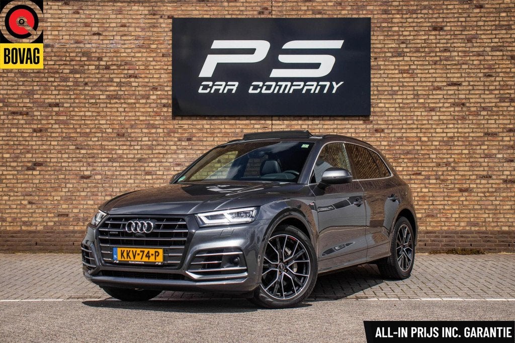 Audi Q5 55 TFSI e quattro S-Line, BTW, Massage, Luchtvering, Auto's, Automaat, 2005 kg, 4 cilinders, Leder en Stof