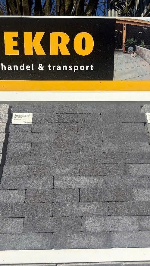 Geoklinker plus WF 20x5x6 milano zonder facet, Nieuw, Ophalen of Verzenden, 10 m² of meer, Beton
