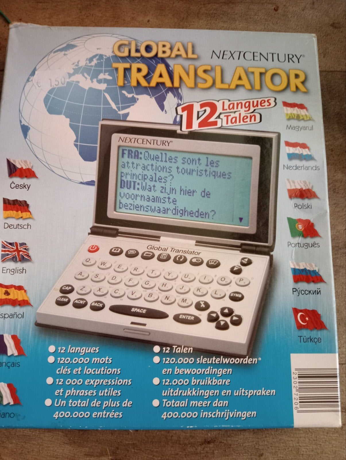 Nextcentury Global Translator 12 Talen, Onbekend, Overige uitgevers, Ophalen of Verzenden, Zo goed als nieuw