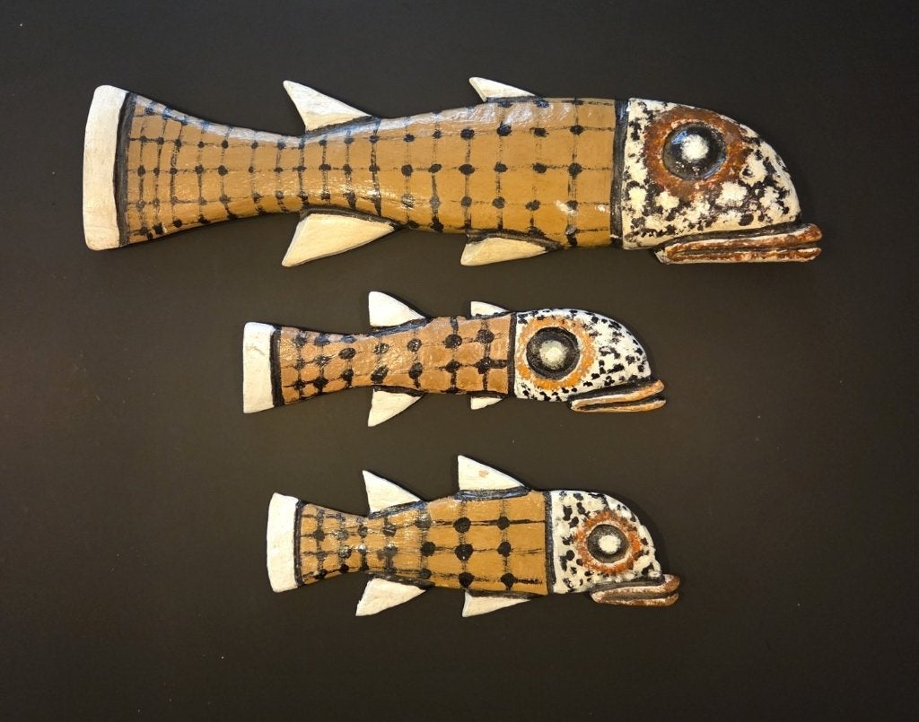 HOUTEN VIS - STREET ART - FAIRTRADE HANDGEMAAKT 9,50 & 19,50, Ophalen of Verzenden, Nieuw