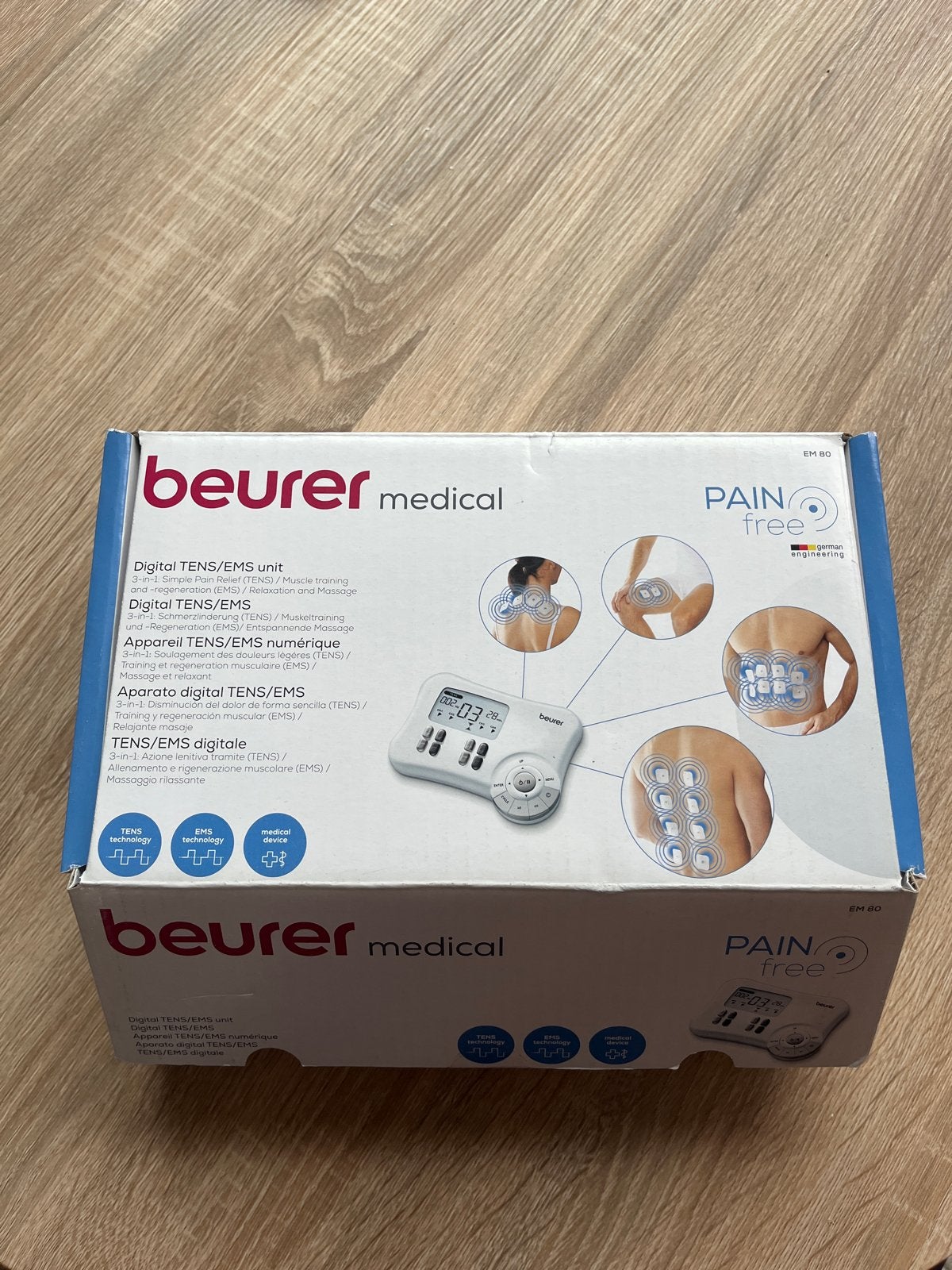 Beurer EM 80 massage apparaat - Pijnverlichting, Ophalen of Verzenden, Zo goed als nieuw, Apparaat
