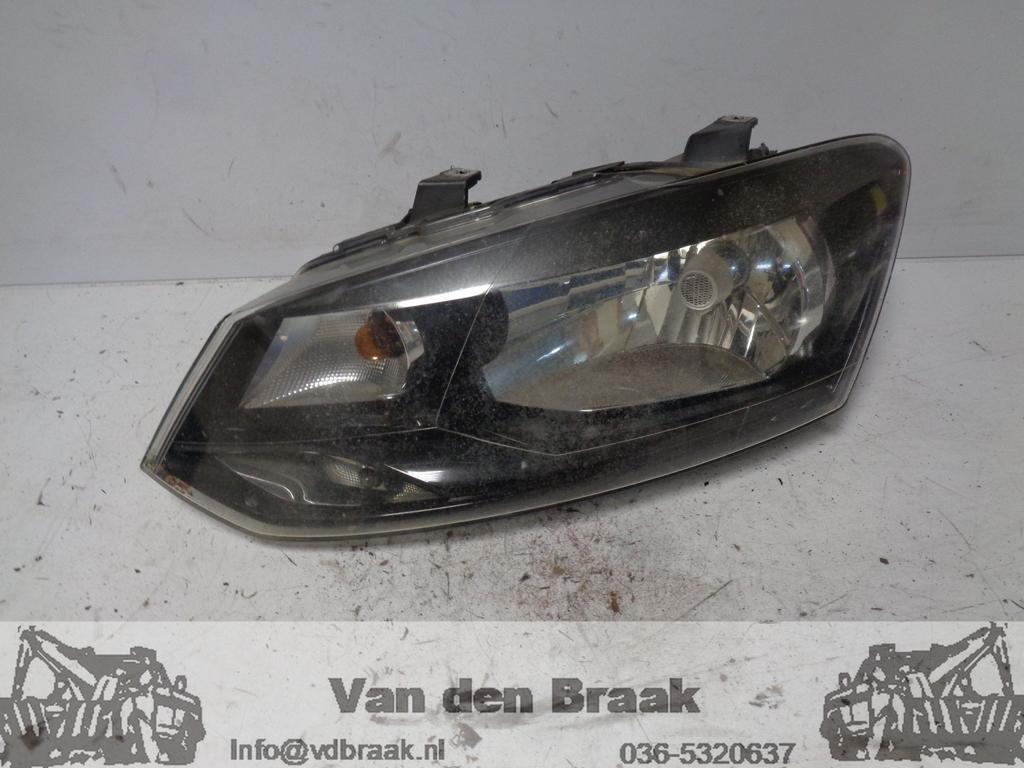 Volkswagen Polo 6R 2009-2014 Koplamp links, Gebruikt, -, Volkswagen, Herkomst onderdeel bekend