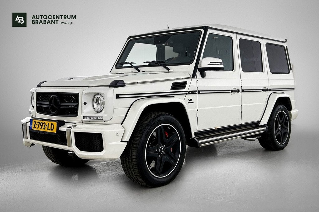 Mercedes-Benz G-klasse AMG 63 4Matic (Goed OnderH,Panorama,, Auto's, Mercedes-Benz, Automaat, 5461 cc, G-Klasse, Wit