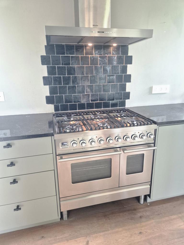 Boretti gasfornuis met 6 gaspitten en met twee ovens, Witgoed en Apparatuur, Fornuizen, Ophalen, Gebruikt, 60 cm of meer, Gas
