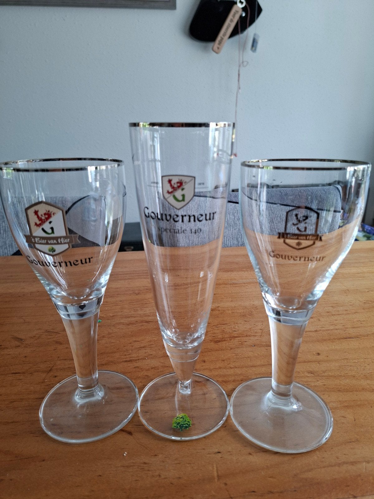 Gouveneur glazen, Ophalen, Zo goed als nieuw, Bierglas