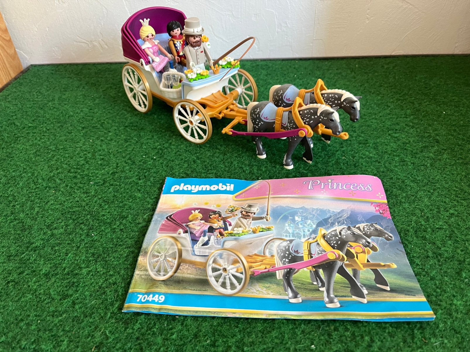 Playmobil 70449 prinsessen koets, Ophalen of Verzenden, Zo goed als nieuw