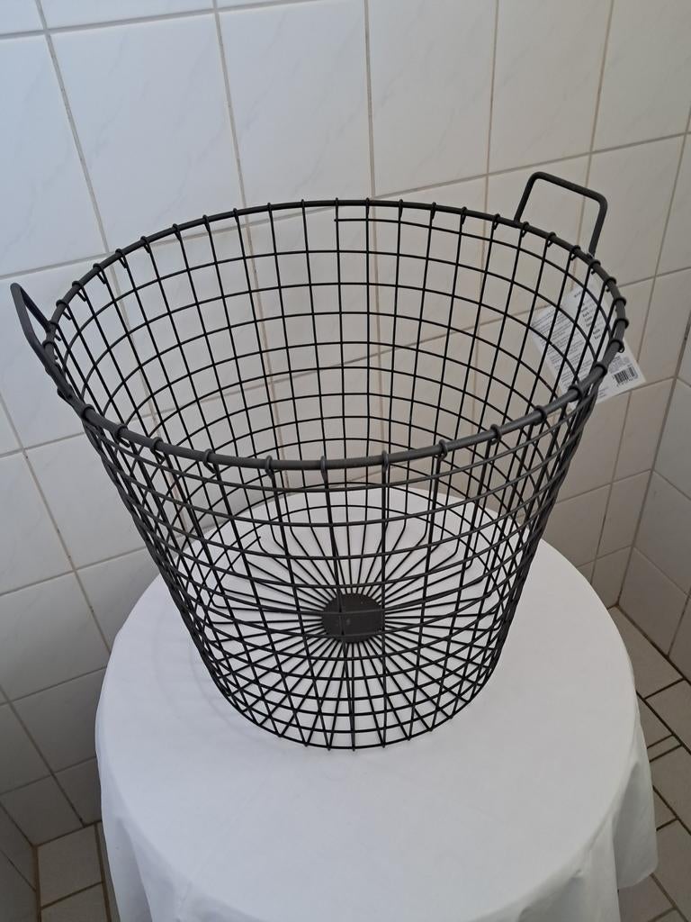 Metalen mand, Ophalen, Rond, Overige materialen
