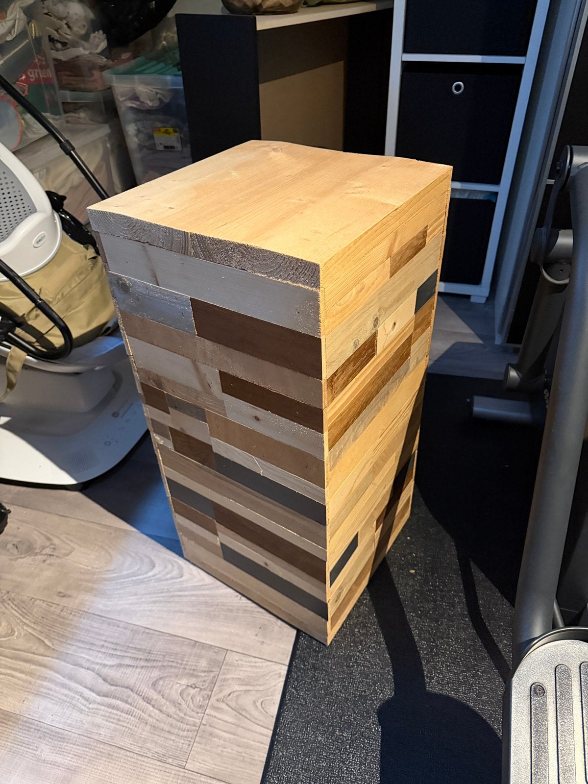 Steigerhouten pilaar, Huis en Inrichting, Ophalen, Nieuw