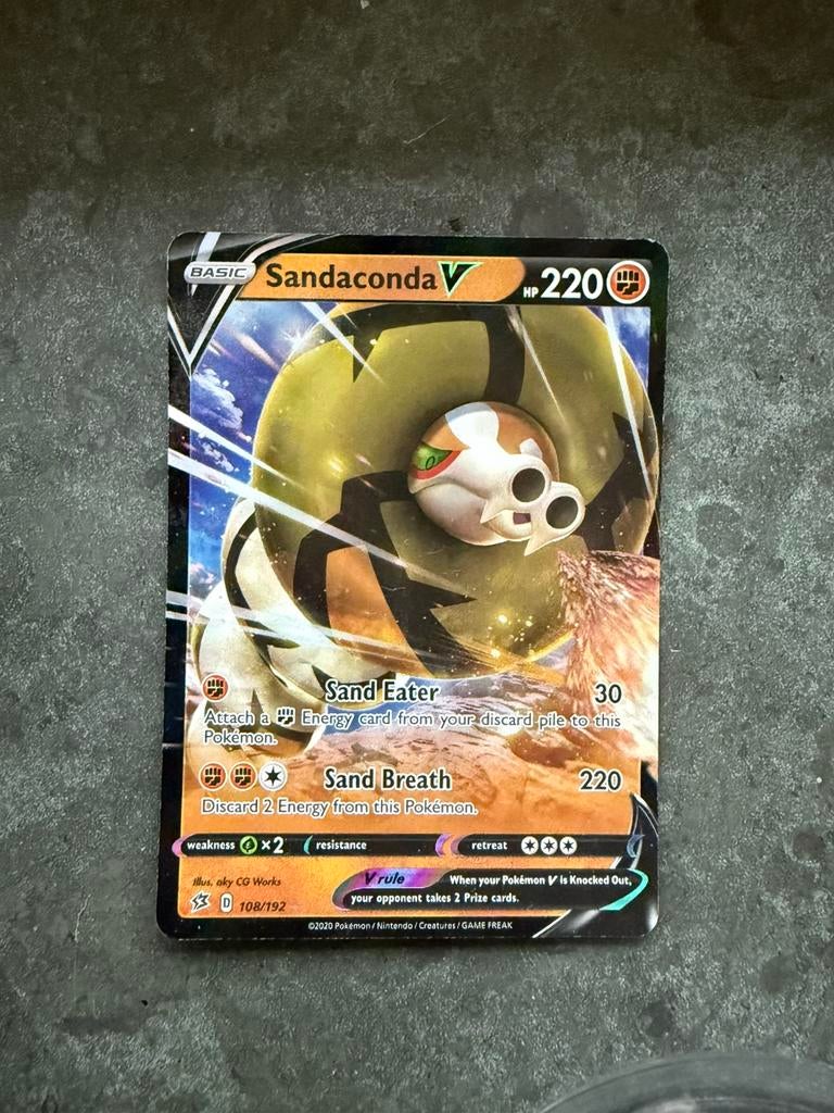 Sandaconda V (RCL 108) Pokémon kaart, Ophalen of Verzenden, Nieuw
