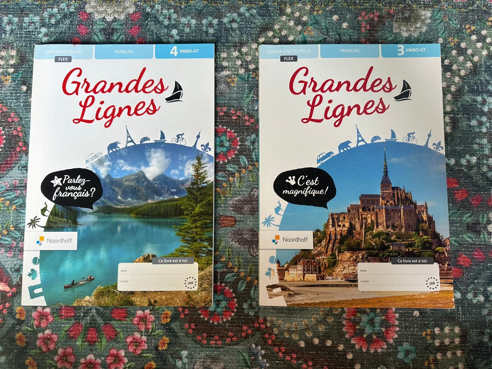 Grandes Lignes 3 & 4 VMBO-GT - Noordhoff, Boeken, Ophalen of Verzenden, Zo goed als nieuw, Non-fictie