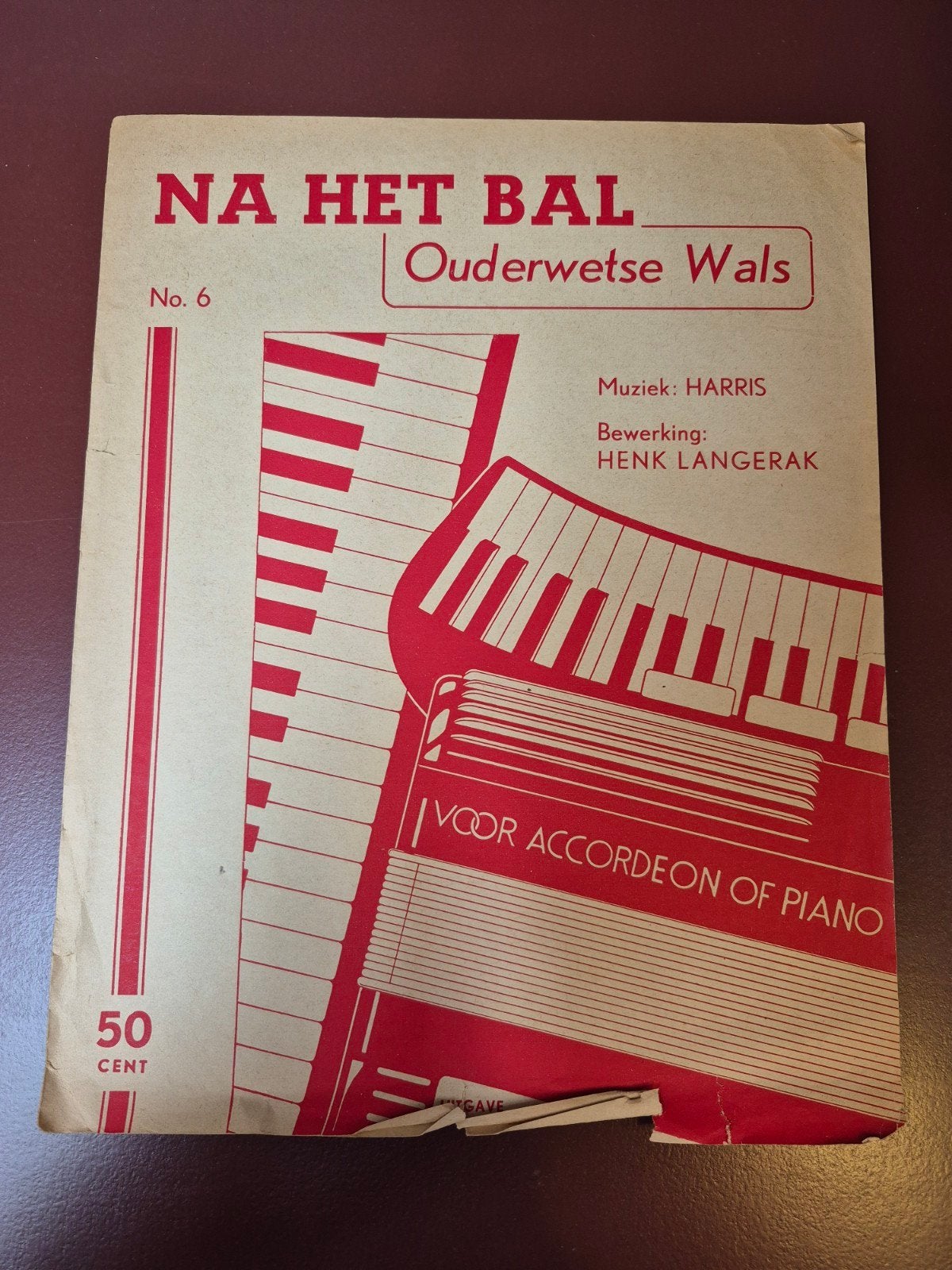 Na Het Bal - Ouderwetse Wals (Accordeon/Piano), Gebruikt, Verzenden, Accordeon, Thema