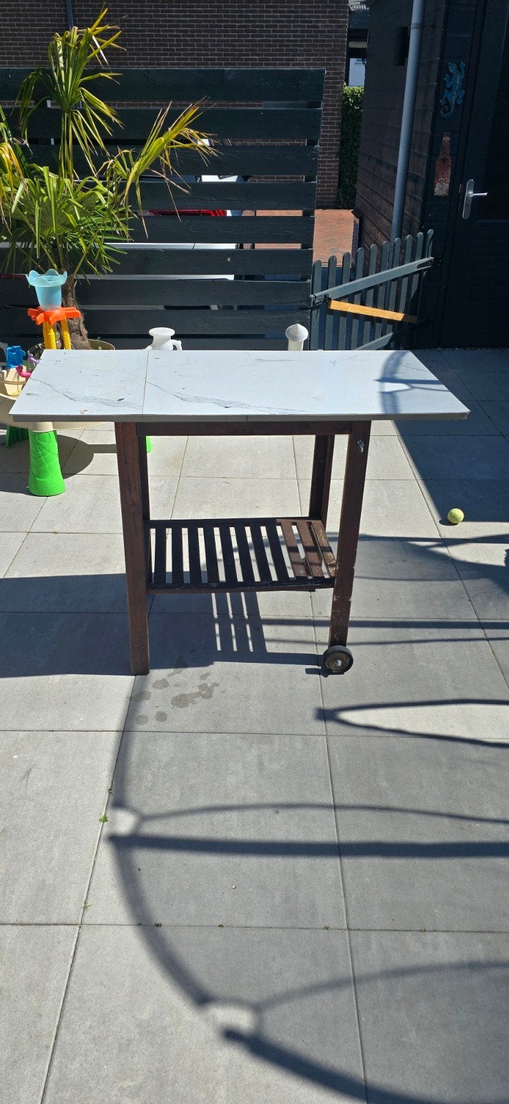 leuke bbq tafel., Ophalen, Gebruikt