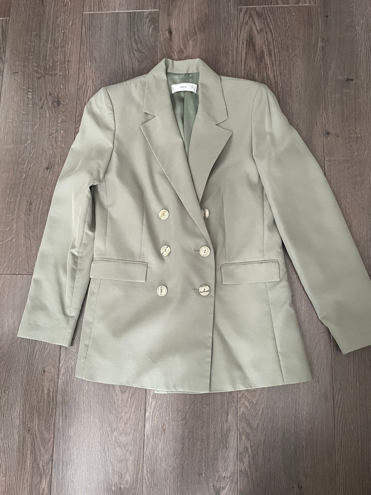Blazer mango mt XS grijsgroen, Overige kleuren, Nieuw, Ophalen of Verzenden, Jasje