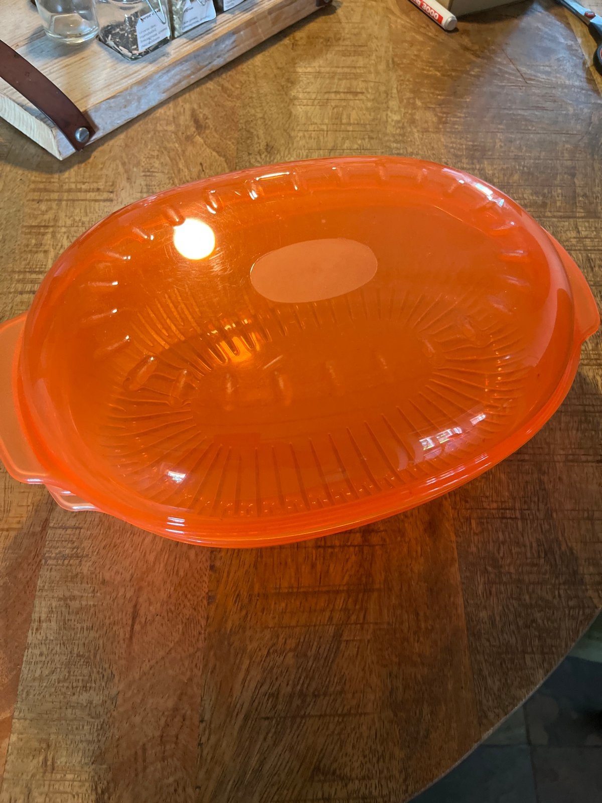 Microgolf Stomer Oranje - Zo goed als nieuw, Huis en Inrichting, Ophalen, Overige typen, Oranje, Zo goed als nieuw