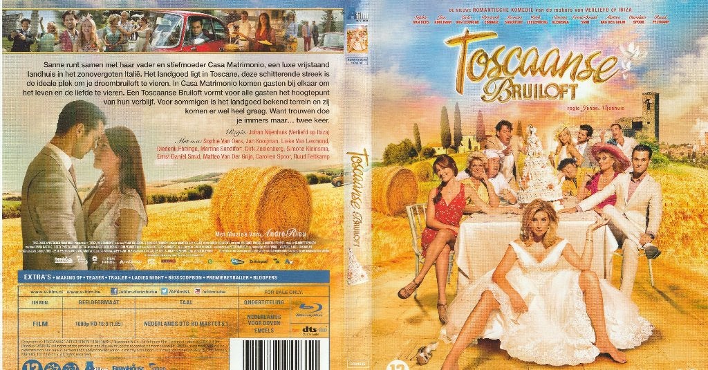 Toscaanse bruiloft blu ray, Cd's en Dvd's, Zo goed als nieuw, Blu-ray, Vanaf 12 jaar, Film