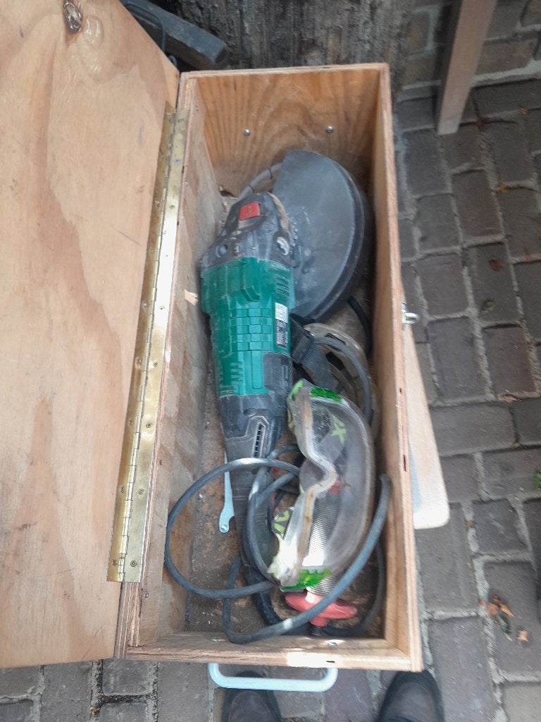 parkside haakse slijper PWS230D4, Ophalen of Verzenden, Gebruikt, 1000 watt of meer, Haakse handslijpmachine