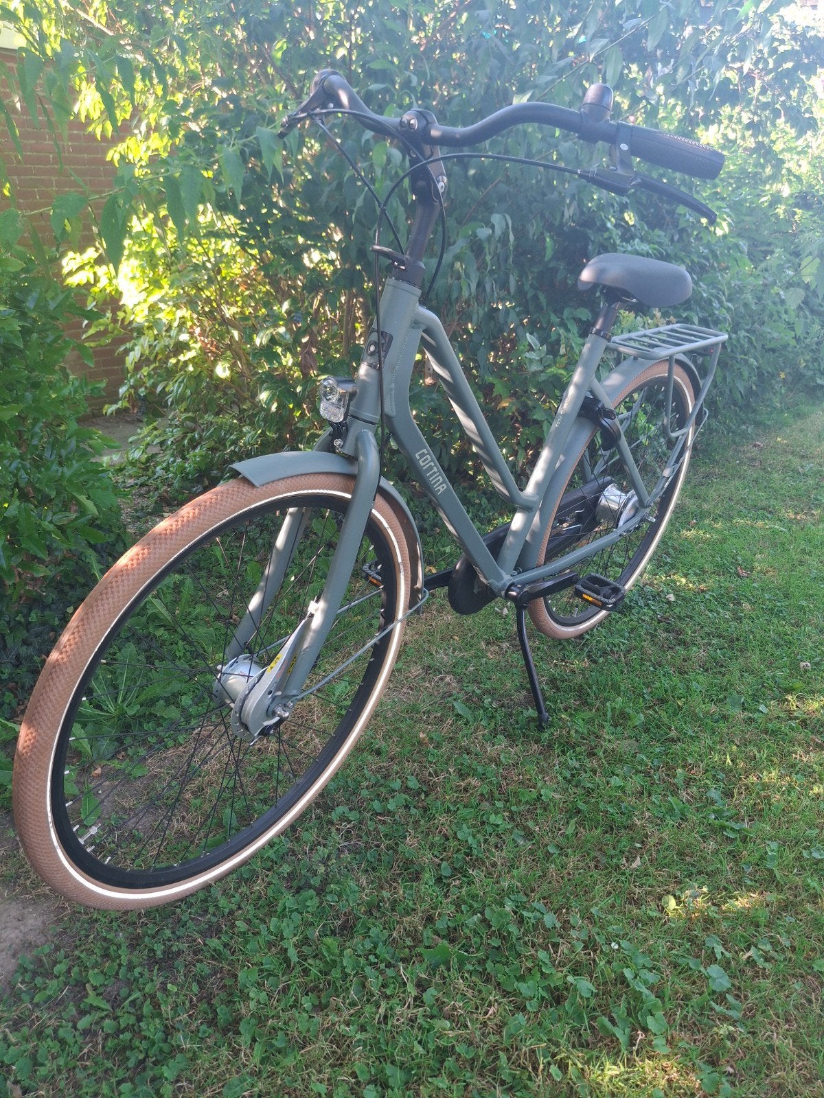 Zo goed als nieuwe Cortina fiets 2024 - Grijs/Blauw, Ophalen