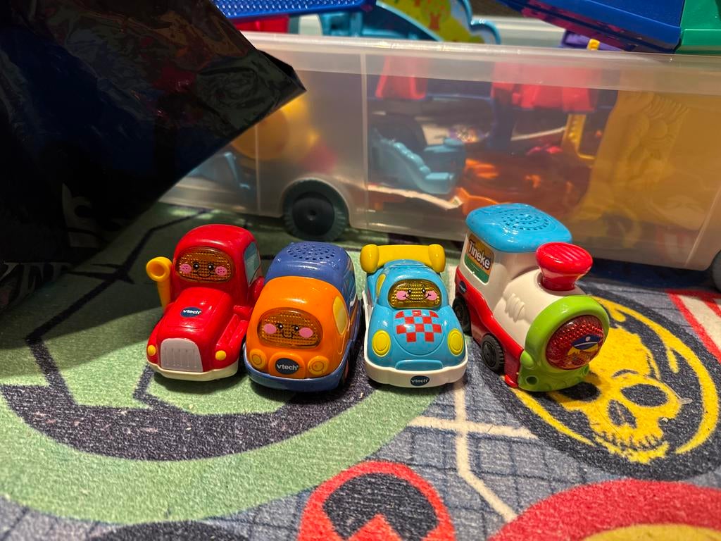 VTech Toet Toet Auto's en Baandelen Grote Set, Kinderen en Baby's, Speelgoed | Vtech, Gebruikt, 2 tot 4 jaar, Ophalen