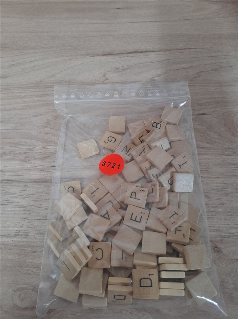 Scrabble houten letters mix - s3721, Verzenden, Zo goed als nieuw