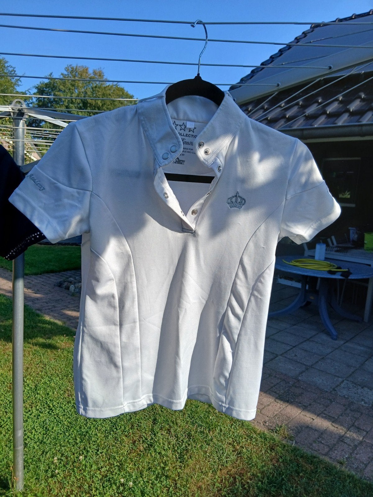 wedstrijd shirts en jas zwart maat 164, Dieren en Toebehoren, Paardrijkleding, Ophalen of Verzenden, Zo goed als nieuw, Dressuur