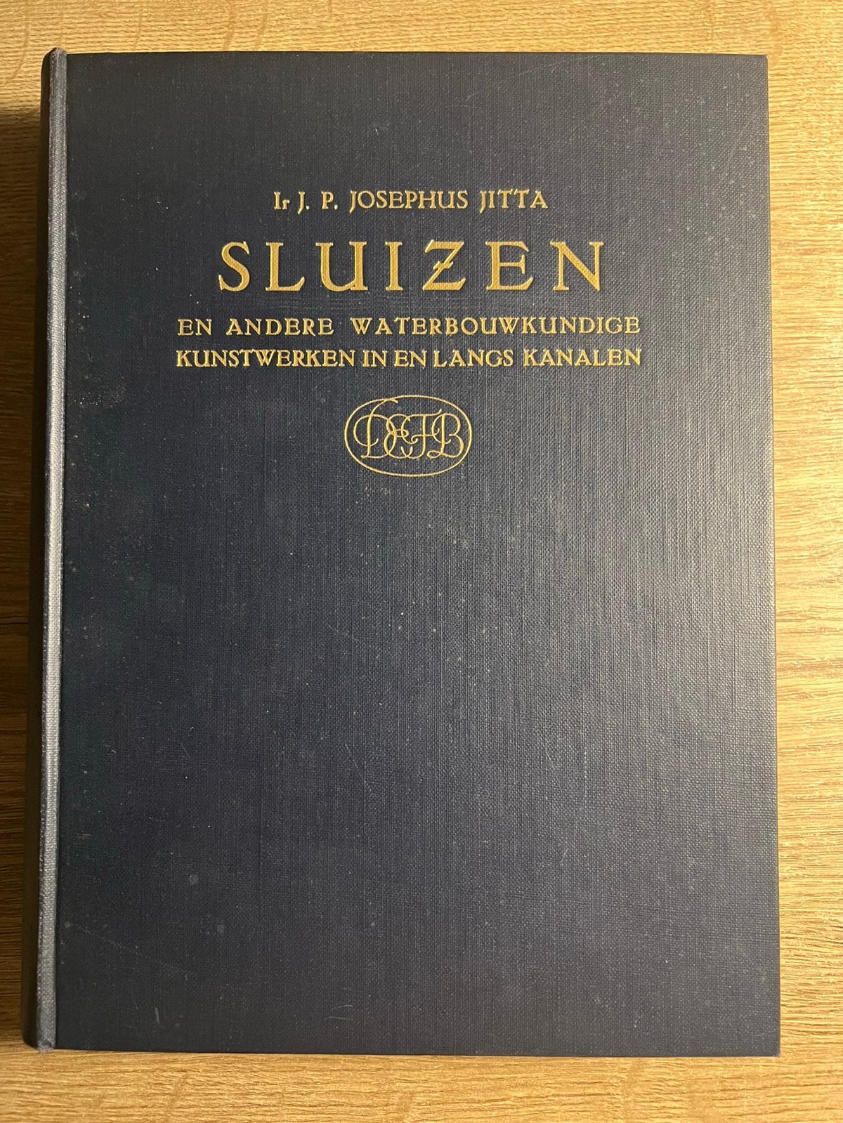 J.P. Josephus Jitta – Sluizen en waterbouwkunde (1947), Ophalen of Verzenden, Gelezen, Overige onderwerpen