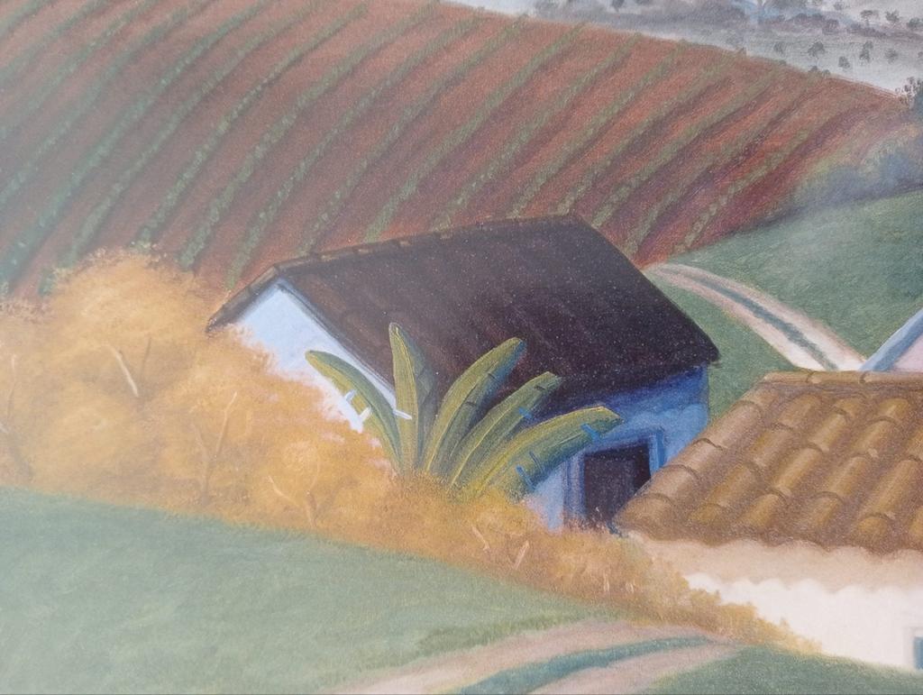 Fernando Botero print Landschap, Ophalen of Verzenden