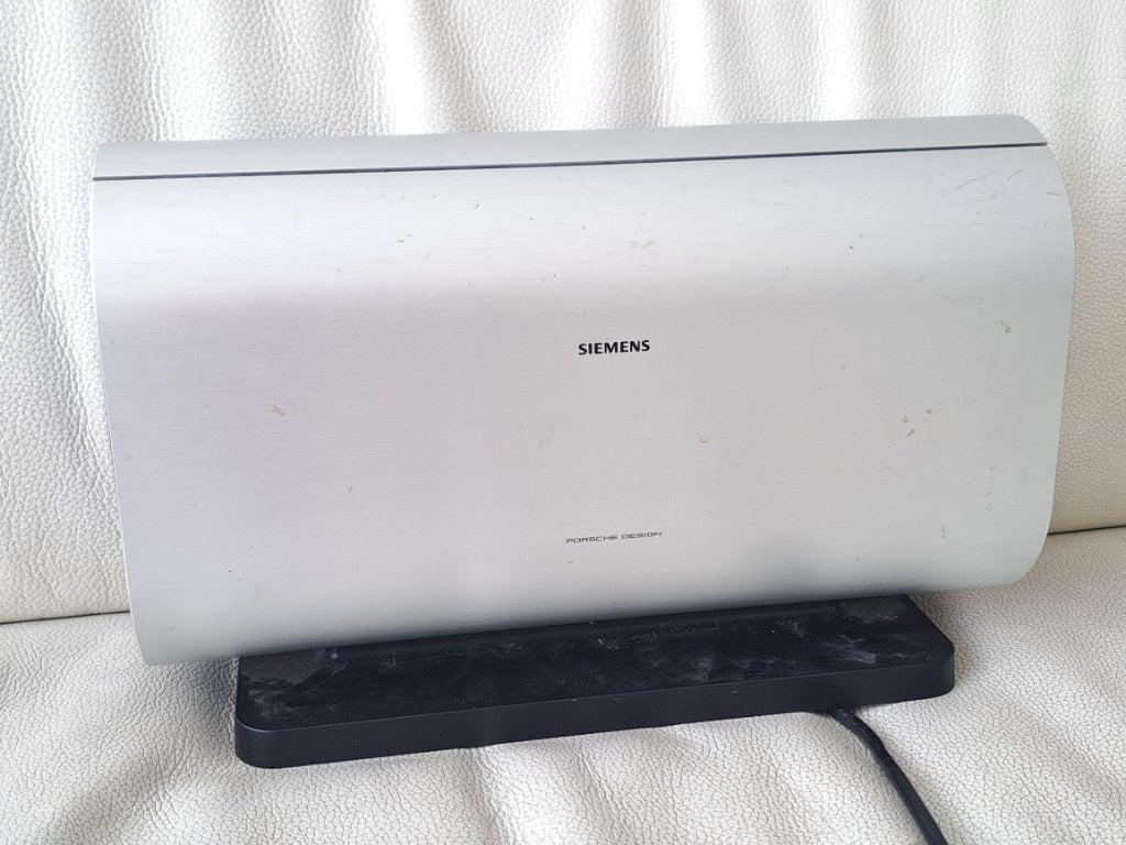 SIEMENS PORSCHE DESIGN broodrooster toaster, Ophalen of Verzenden, Niet werkend, Uitneembare kruimellade