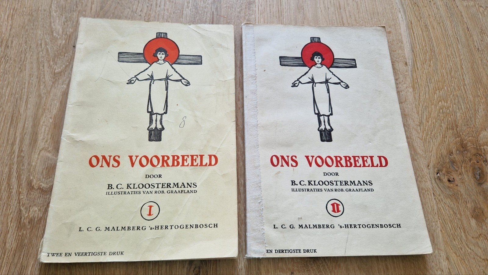 Malmberg's Katechetische Leergang - Ons Voorbeeld I & II, Ophalen, Gelezen, B.C. Kloostermans, Christendom | Katholiek