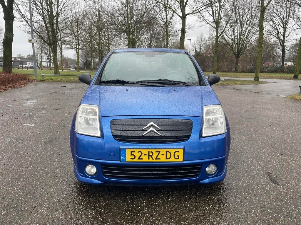 Citroën C2 1.4 I 2005 Blauw APK cruise control airco, Auto's, Citroën, Voorwielaandrijving, 450 kg, 4 cilinders, 965 kg