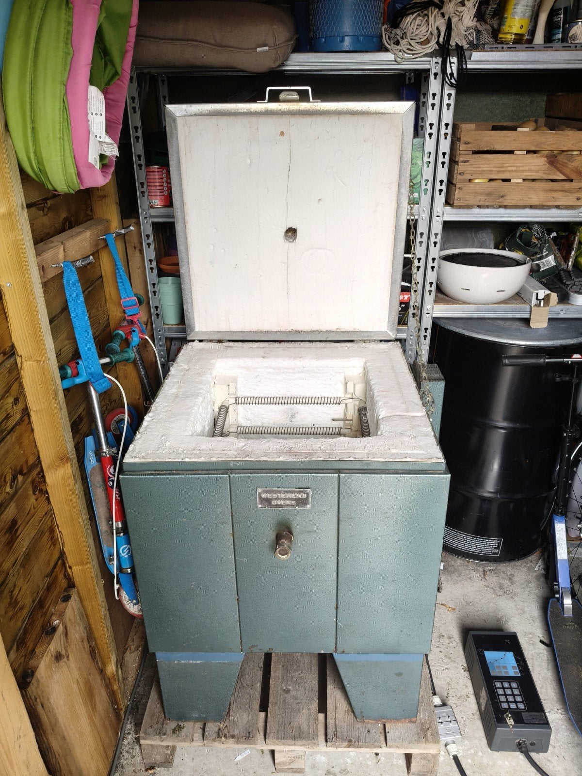 keramiek is oven 50l met automatische jumo temperatuurregel, Hobby en Vrije tijd, Ophalen, Gebruikt