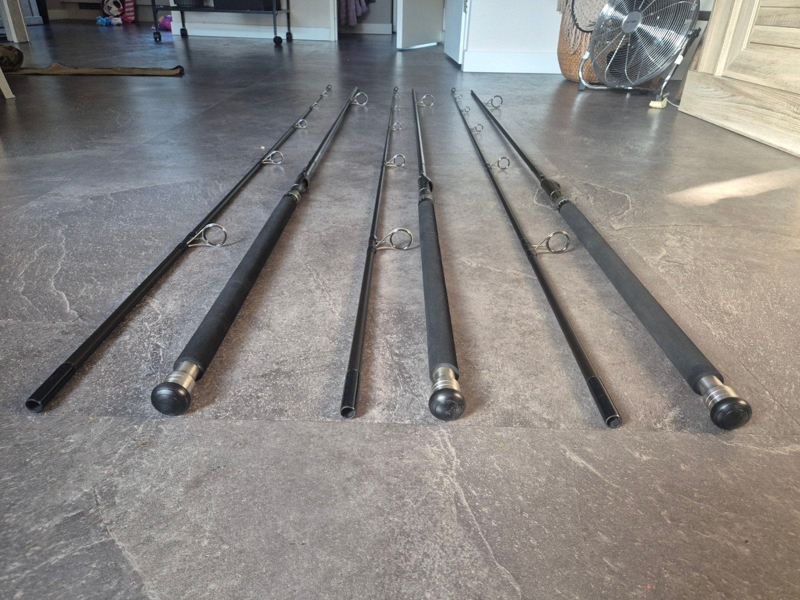 3 Fox Legend Karperhengels 12ft 2¾lb collecters item ZGAN!!!, Watersport en Boten, Ophalen, Zo goed als nieuw, Werphengel