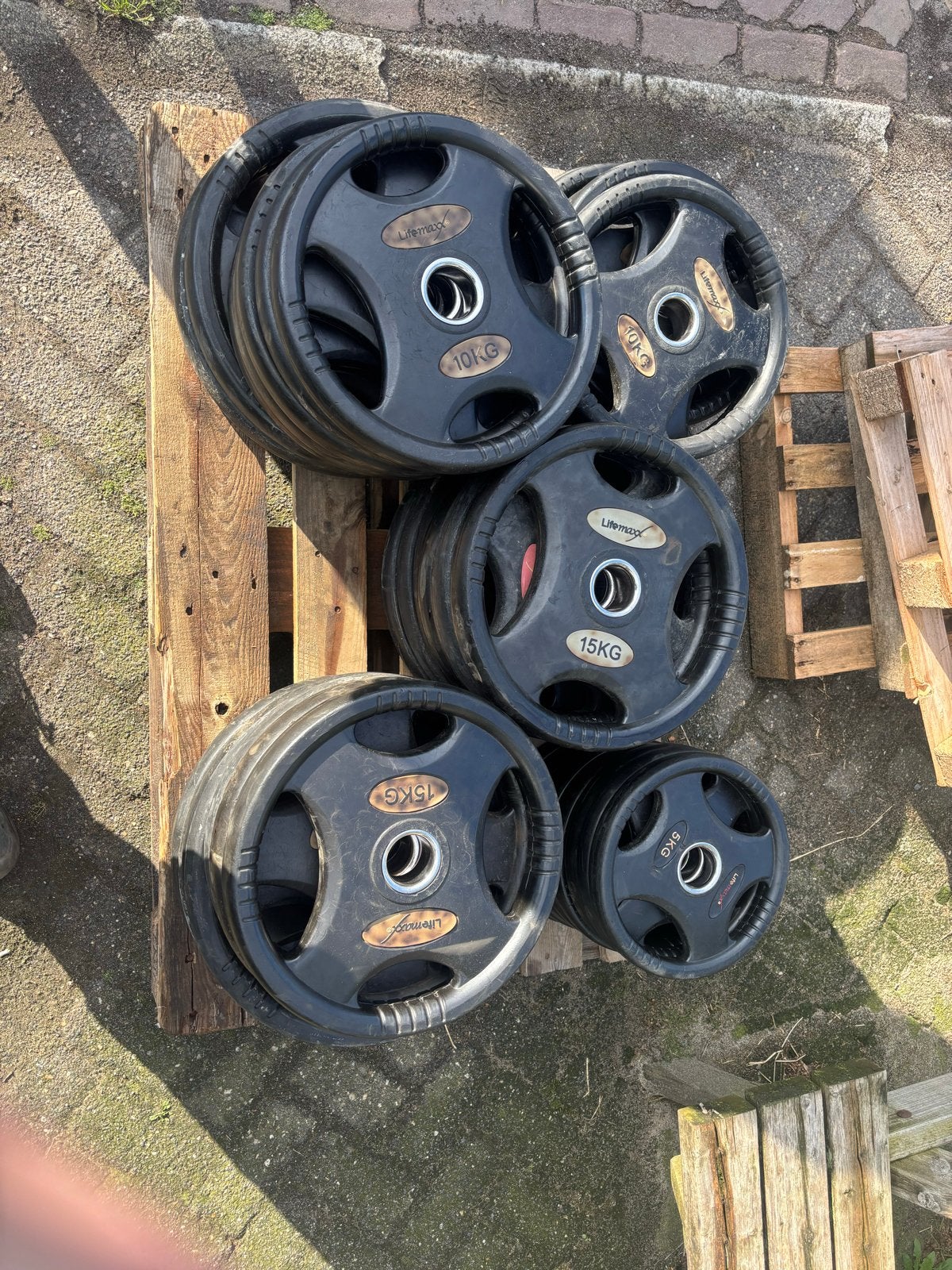 Lifemaxx Halterschijven 1,25 kg t/m 25 kg