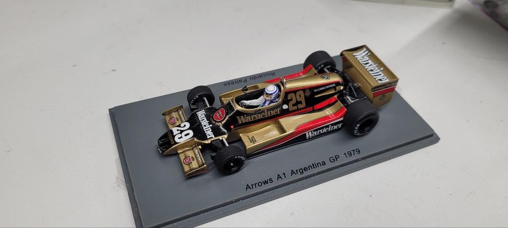 Spark Arrows A1 Argentina GP 1979 Riccardo Patrese, Ophalen of Verzenden, Zo goed als nieuw, Auto, Overige merken