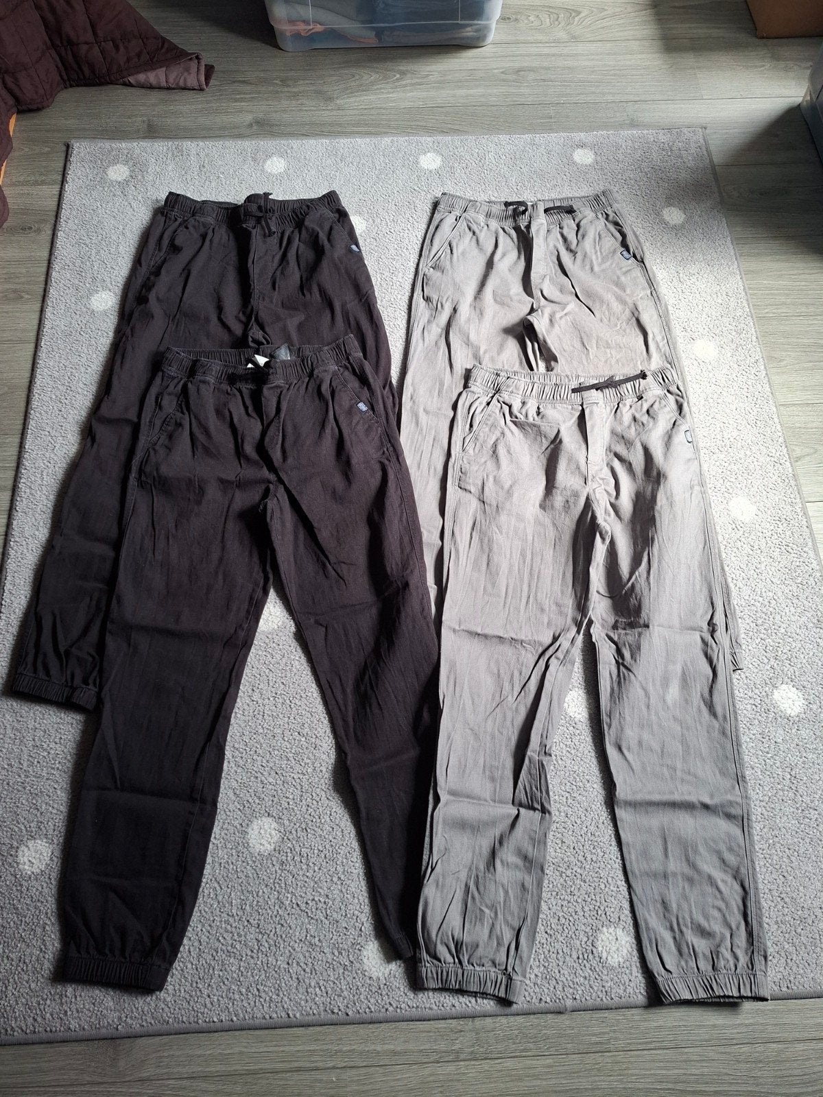 6 broeken H&M maat 170, Broek, Gebruikt, H&M, Ophalen of Verzenden
