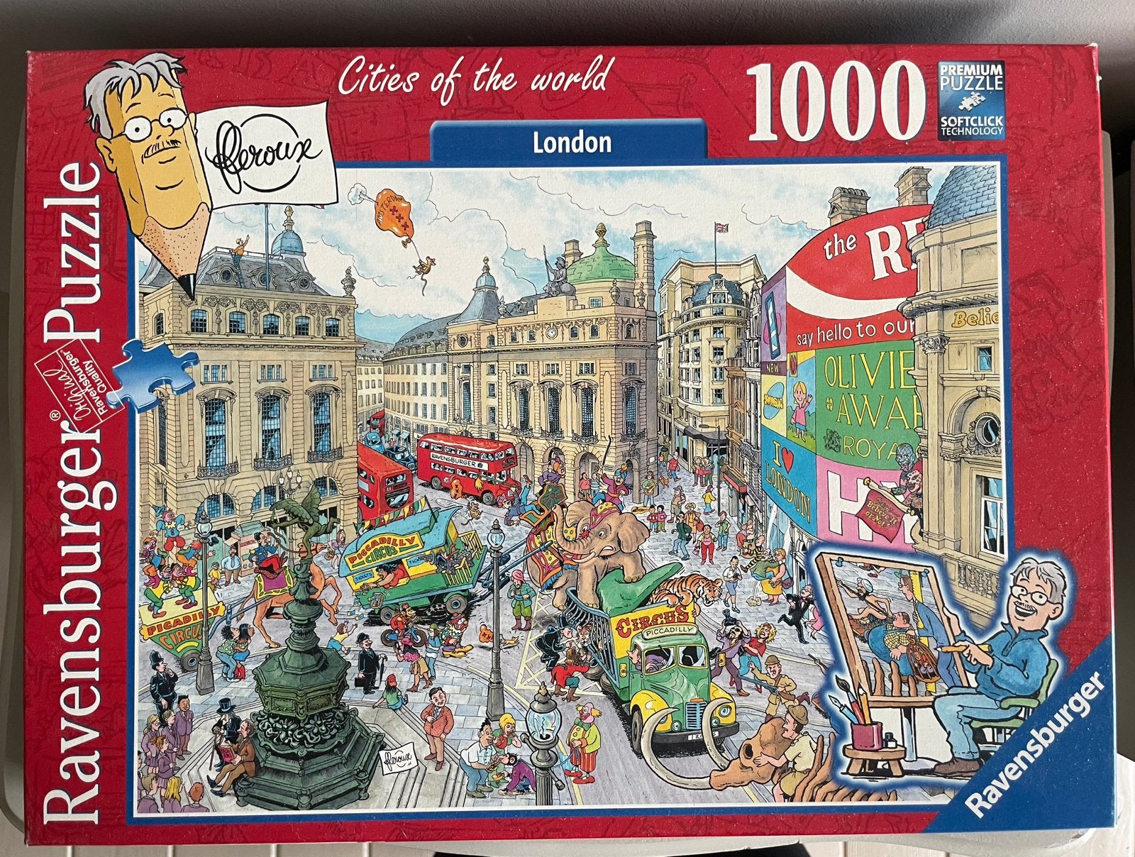 Ravensburger puzzel 1000, Hobby en Vrije tijd, Denksport en Puzzels, Ophalen of Verzenden, 500 t/m 1500 stukjes, Zo goed als nieuw