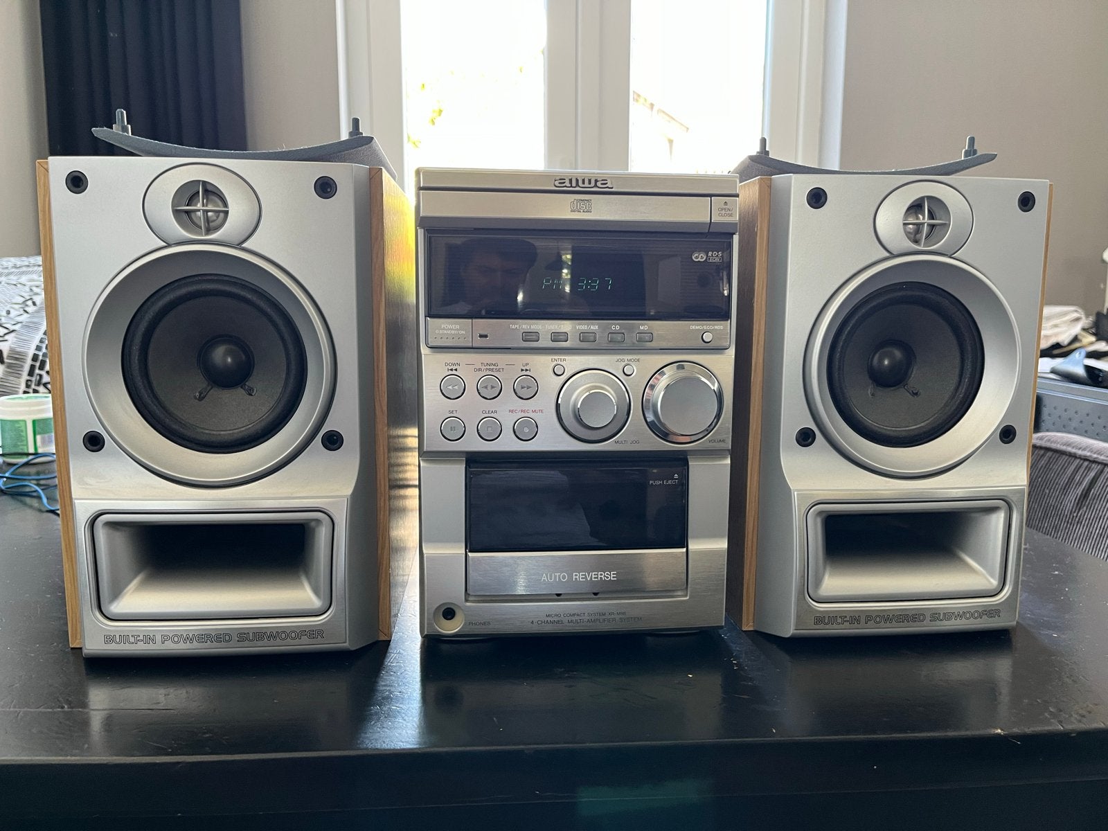 Prachtige Aiwa XR-M55 Micro Hi-Fi Stereoset –100% Werk + AB!, Overige merken, Cassettedeck, Ophalen of Verzenden, Zo goed als nieuw