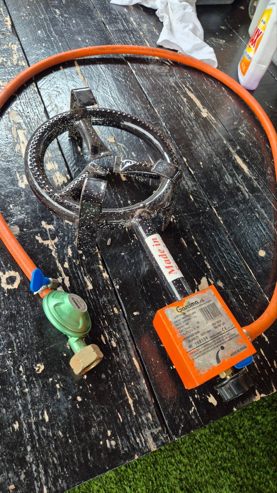 Kookbrander  voor paella werkt perfect., Ophalen, Zo goed als nieuw